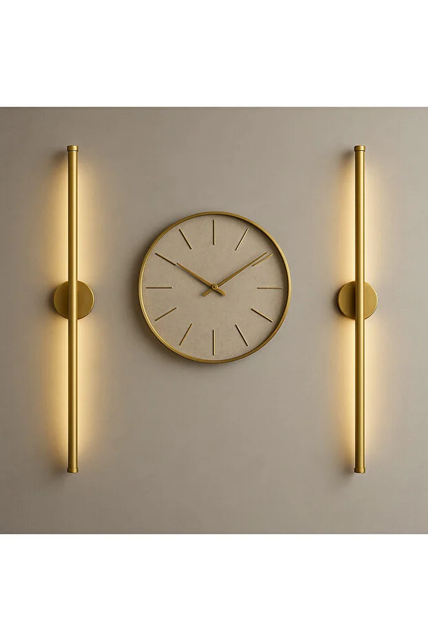 Modern Pilli Aplik Tak Çalıştır Kablosuz Ledli 70cm